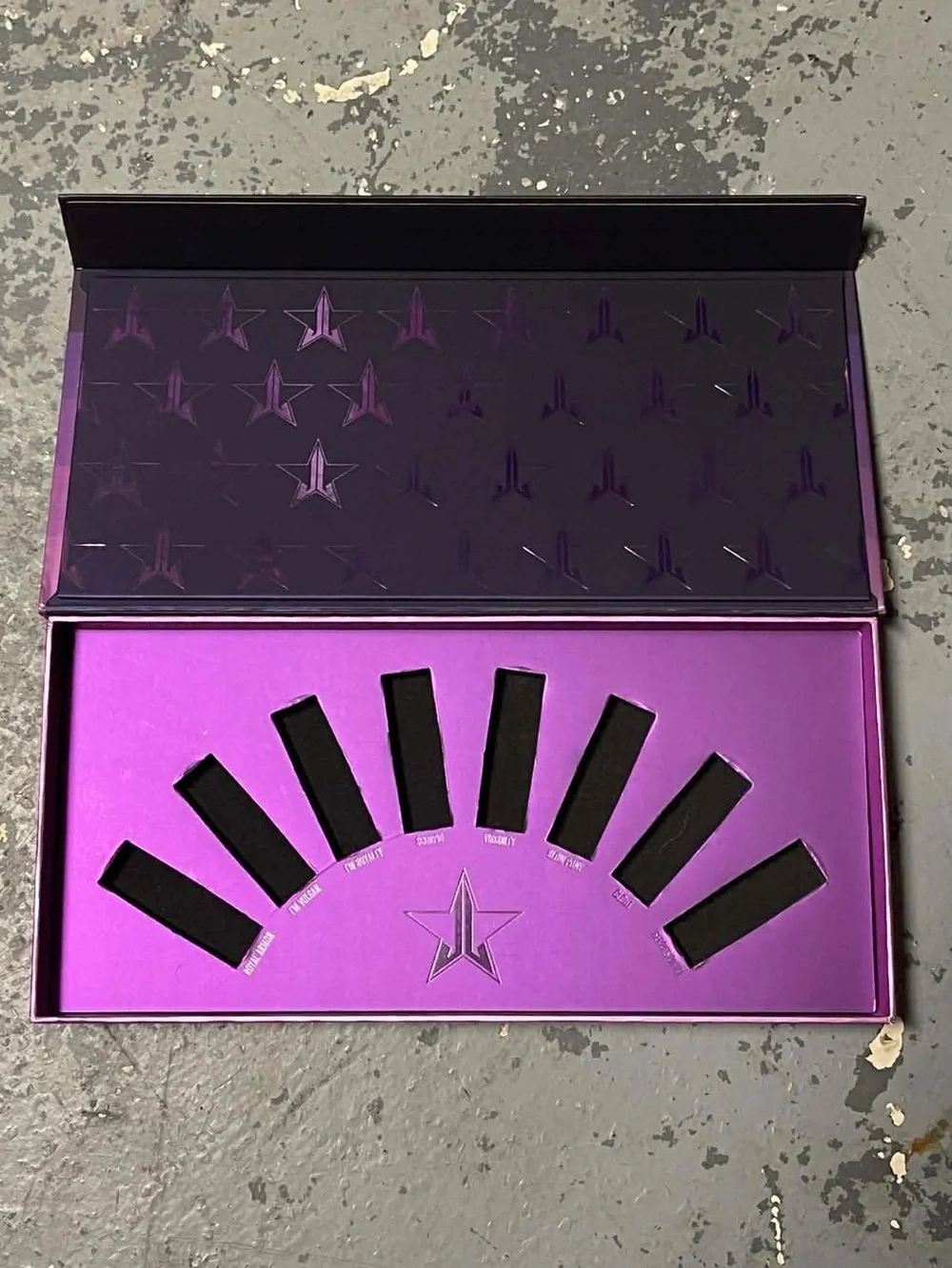 Jeffree Star Lip Kits & Vault Boxes & Display (EMPTY)